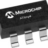 Mikrokontroler Microchip ATtiny4 SOT-23 6-pinowy Montaż powierzchniowy AVR 8 kB 8bit CAN: 20MHz RAM:32 B Ethernet: