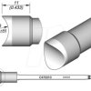 C470010 Lötspitze C470, Sondertypen, C470010/Ø 12,2 mm, Radius