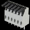 AKL0240604 6-pin spring loaded terminal, 3.81-mm pin spacing