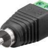 Wtyk Cinch/RCA - mocowanie śrubowe 76740 /10szt./