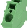 PCB terminal, 1 pole, pitch 7.5 mm, AWG 24-10, 32 A, spring-clamp connection, green, 1907526
