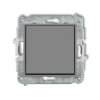 ICON Mechanizm łącznika schodowego (jeden klawisz bez piktogramu) szary mat 27IWP-3.1