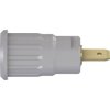 Stäubli 233120-28 SEB4-F Grey Safety jack socket built-in Ø 4 mm 1 pc