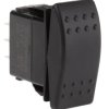 Przełącznik kołyskowy (Wł.)-wył.-(wł.) 20 A DPDT Czarny IP66, IP68 Carling Technologies