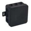 V5 Puszka natynkowa 75x75x41 IP54 czarna