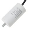 Kondensator rozruchowy do silnika 12uF 450VAC, przewody 15cm, 35x65mm