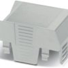 Upper part of housing, ABS/PC, (W x H x D) 45.1 x 74.65 x 36.95 mm, light gray, for enclosure, 1074967