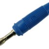 4 mm plug, solder connection, 1.5 mm², CAT O, blue, 972518102