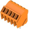 PCB terminal, 5 pole, pitch 3.5 mm, AWG 28-14, 10 A, screw connection, orange, 1845230000
