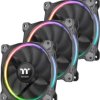 Thermaltake RIING 14 LED Wentylator do obudowy PC rgb (S x W x G) 140 x 140 x 25 mm z podświetleniem LED