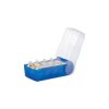 HAN 998-643 HAN CROCO 998-643 Card index box Blue Translucent Holds 500 A8 car
