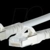 1308452088-E Patch cord RJ45 Cat.6A AWG26 S/FTP LSHF 2.0 m white