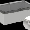 Industrial housing, 240.3 x 160.3 x 90 mm, IP65, light gray