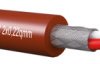 Silicone control line Sensocord-T/C 4 x 0.22 mm², AWG 24, shielded, red brown, 244C42200