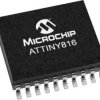 Mikrokontroler Microchip ATtiny816 SOIC 20-pinowy Montaż powierzchniowy AVR 8 kB 8bit 20MHz RAM:512 kB Flash 1,8