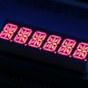 Six Alphanumeric 14 Segment LED - Red