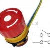Przycisk bezpieczeństwa, odkręcany, NO + NC