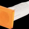 1.69.507.125/1402 Indicator, 28 V, bulb, 10 mm, square, yellow