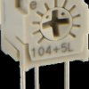FT-63ES-104 Precision potentiometer, trimmer, vertical, 100 kOhm