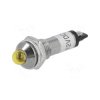 Kontrolka LED 8mm 12V żółta wypukła / IND8-12Y-A