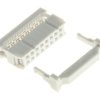 Złącze IDC 16-pinowe 2-rzędowe raster: 2.54mm Żeński Montaż na kablu RS PRO