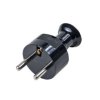 Wtyczka prosta z/u 16A 250V rozbieralna czarna WT-31/CZARNY