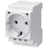 Siemens 5TE6800 Socket installer DIN 43880 grey rail mounting