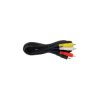 Kabel Jack 2,5 4-Polowy 3xRCA 1,5m VITALCO JKR80