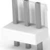 Pin header, 3 pole, pitch 3.96 mm, straight, natural, 1744489-3