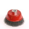 Faithfull 0110014430 Wire Cup Brush 100mm M14x2, 0.30mm Stainless Steel Wire