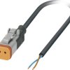 Kabel czujników/elementów wykonawczych Phoenix Contact SAC-2P- 1,5-PUR/DTFS-1L 1410728 1 szt.