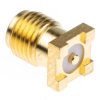 Złącze koncentryczne Montaż powierzchniowy Żeński 50Ω typ złącza Złącze SMA Lutowane