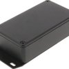 Aluminum die cast enclosure, (L x W x H) 113 x 60 x 31 mm, black (RAL 9005), IP54, 1590BFBK