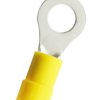 Zacisk oczkowy rozmiar przewodu 6mm² Ø , M6 izolowany średnica wew 6.4mm Żółty RS PRO