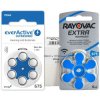 60 x baterie do aparatów słuchowych Rayovac Extra Advanced 675 + 6 x everActive ULTRASONIC 675