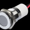Q14F3CXXW220E Indicator LED, 220 V AC, 14 mm, wired, white/BrC