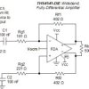 Bare die 850-MHz precision fully differential amplifier
