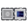Q.x Radio Touch DAB+ Bluetooth z głośnikiem biały aksamit 30806089 HAGER