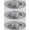 Paulmann 92973 Nova Mini LED Recessed Lights Set 4.2W Iron EasyDim