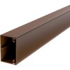 Cable duct, (L x W x H) 2000 x 60 x 40 mm, PVC, sepia brown, 6025617, 1 piece with 2 meters