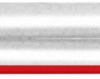 Speaker cable, red wire marking, 2-wire, 0.75 mm², unshielded, white/red, BYB-5-94F705