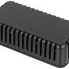 Obudowa; uniwersalna; HM1551V2BK; ABS; 80mm; 40mm; 20mm; IP30; czarny; otwory wentylacyjne; zatrzaskowa; Hammond; RoHS; UL94-HB