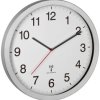 TFA Dostmann 60.3545.02 Sterowany radiowo Zegar ścienny 40 cm x 5 cm x 40 cm x 400 mm srebrny duży wyświetlacz