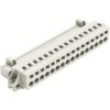 Pin header, 16 pole, pitch 5 mm, angled, light gray, 721-616/019-000