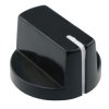 Black 6mm Pointer Wing Knob