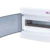 Rozdzielnica podtynkowa 12 modułowa 1x12M drzwi transparentne IP40 ECM12PT 001101011 ETI