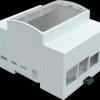 RB-CASEP4+07 Housing for Raspberry Pi 4, top-hat rail, grey/trans.