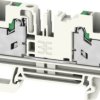 Through terminal block, snap-in, 4.0 mm², 32 A, 8 kV, gray, 3112260000