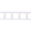 Kos66 Ramka Pięciokrotna Biała 660485