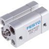 Siłownik pneumatyczny skok: 10mm Festo Ø 12mm dwustronnego działania Action 49.2mm ADN-12-10-I-P-A M5